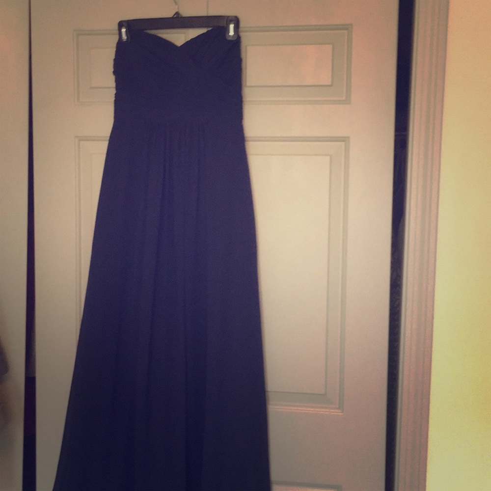 Bridesmaids dress, navy blue